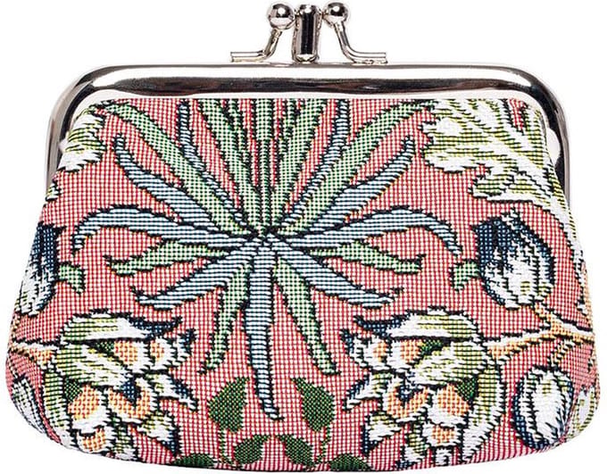 Portemonnee klip - Gobelinstof - Hyacint - William Morris