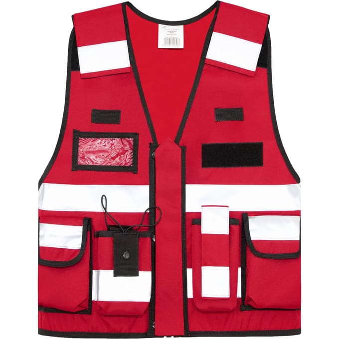 Korntex Tactical Vest Bonn KX040 - Red - M/XL