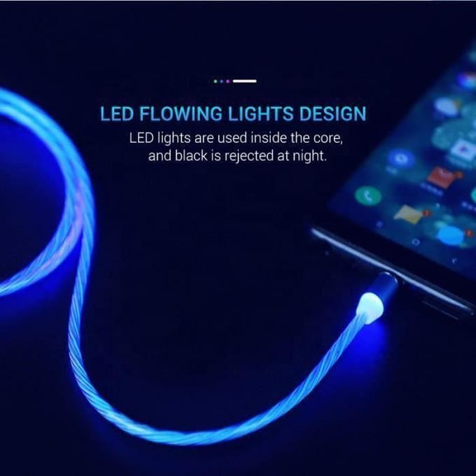 Lueur LED verlichting snelladen magnetische USB Type C kabel magnetische USB Micro oplaadkabel draad voor Huawei iPhone