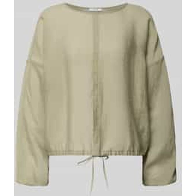 Blouse met overlappende schouders model 'Filla'