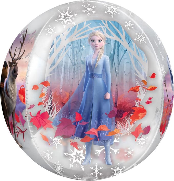 Disney Folieballon Frozen Junior 38 X 40 Cm Transparant