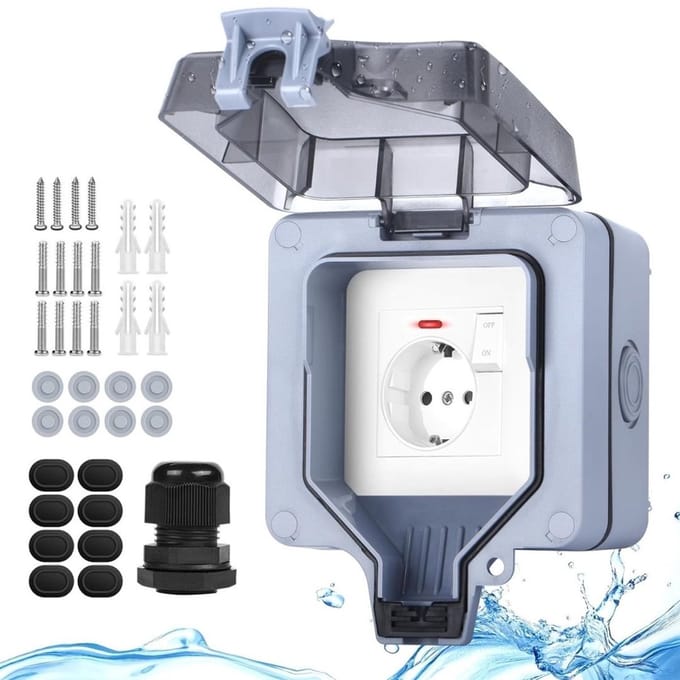 CLVP® Buitenstopcontact - Buitenstopcontacten Waterdicht - Tuincontactdoos