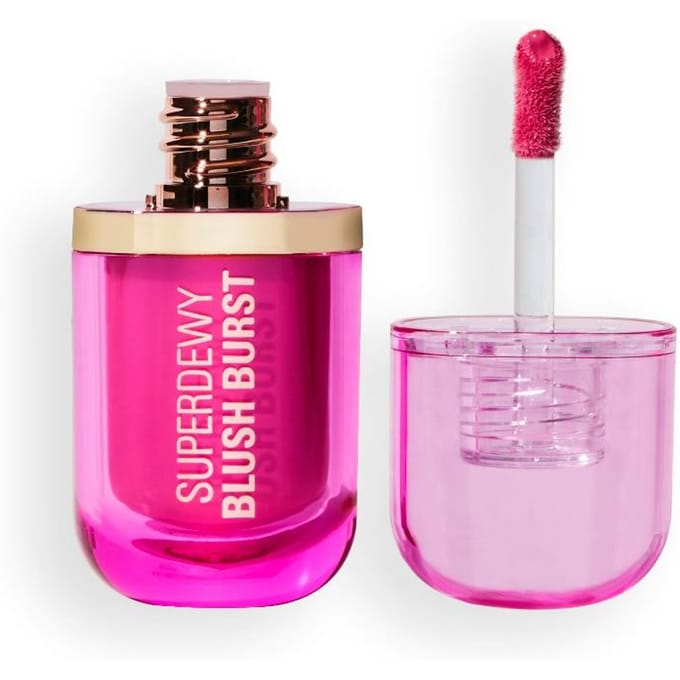 Revolution Superdewy Blush Plump Serum Liquid Blush Bubblegum Burst Pink 4.2 ml