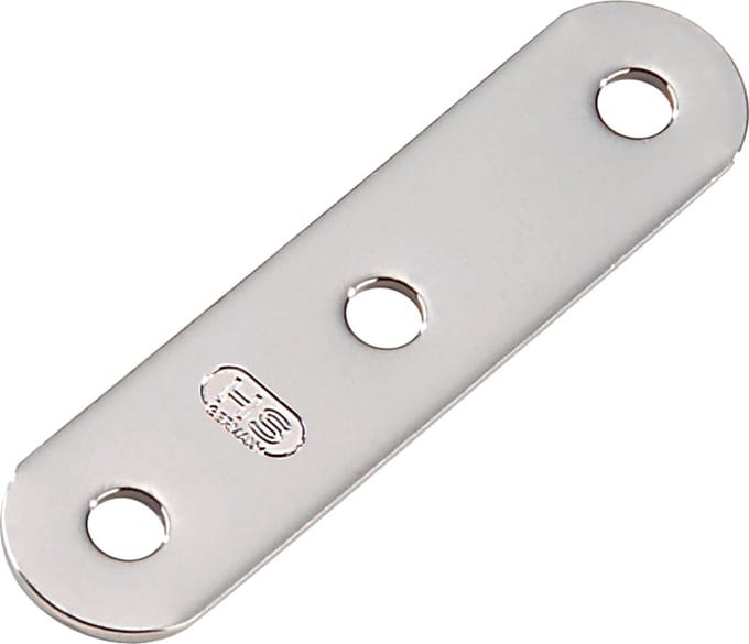 Seilflechter - Wantputting Plaat - RVS - Maat: 80x20mm