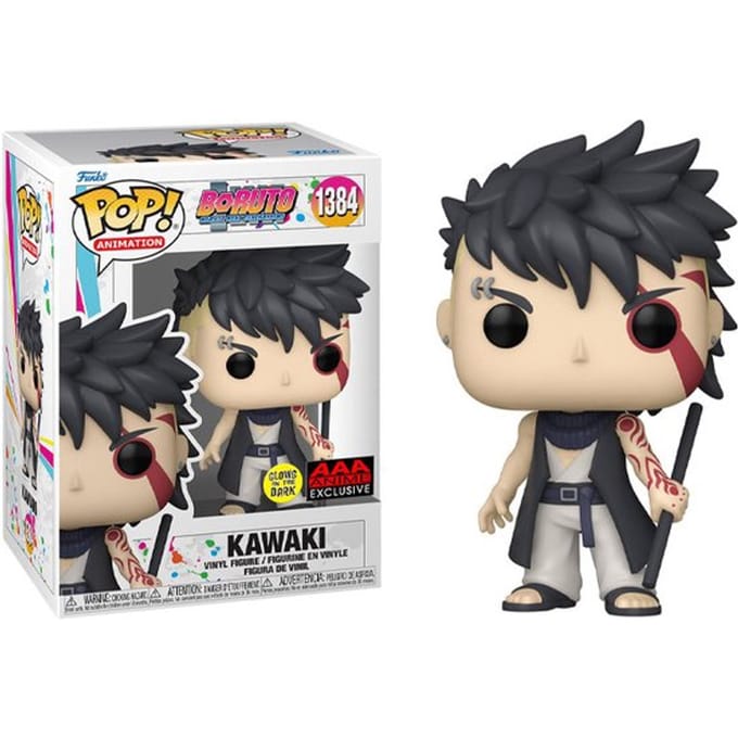 Funko Pop! Boruto Naruto Next Generations - Kawaki #1384 Glows in the Dark AAA Anime Exclusive