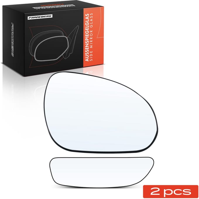 Frankberg 2x Buitenspiegelglas Voor Links Rechts voor Hyundai