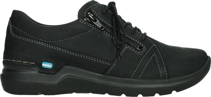 Wolky Dames Veterschoenen 06609 Feltwell Zwart
