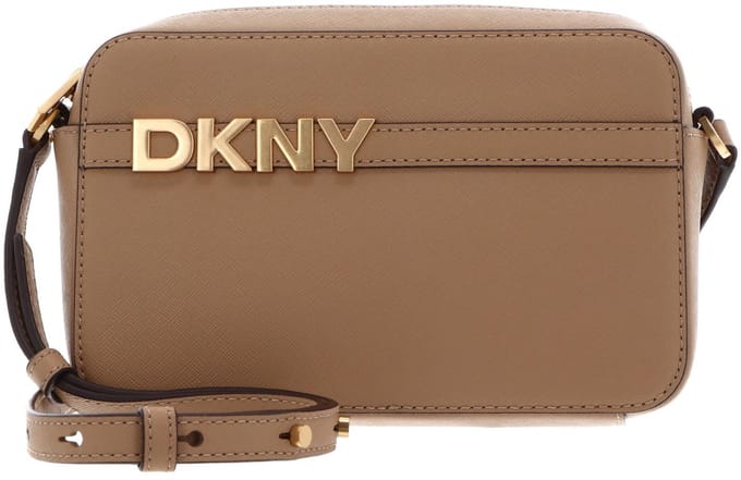DKNY schoudertas Avril Camera Bag Cappuccino Lichtbruin