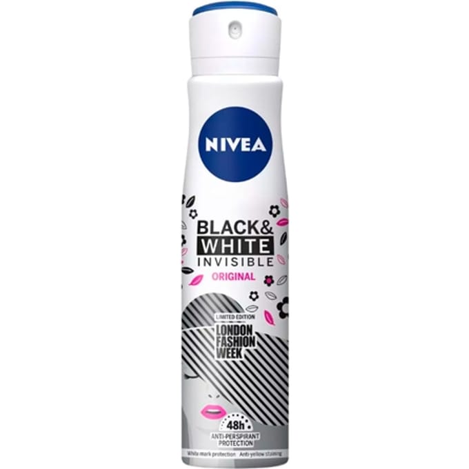 Nivea - Deospray - Invisible Black & White - 48 Uur Lange Bescherming - 150 ml