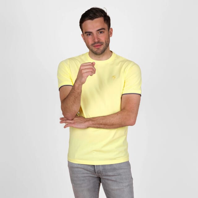 Heren T-Shirt Dronten - Lichtgeel