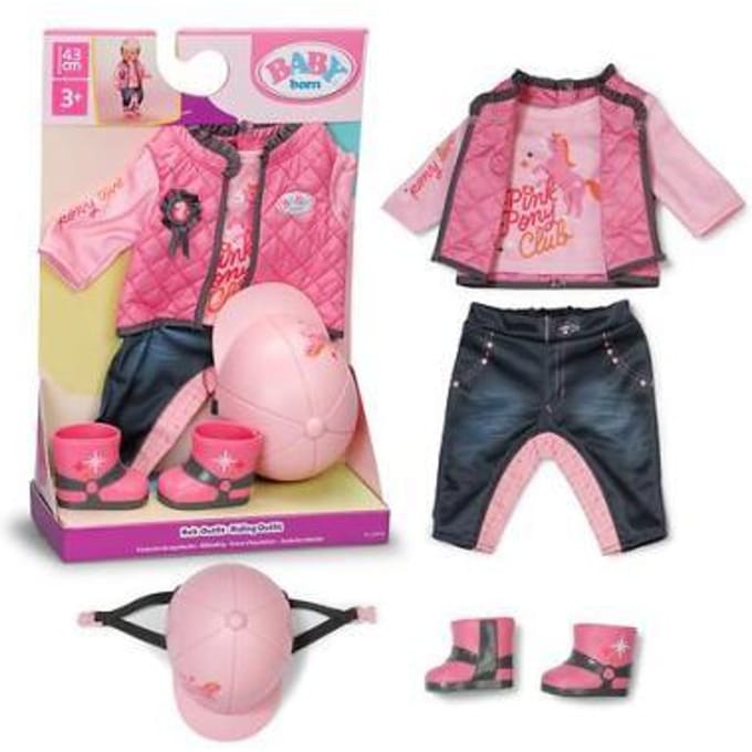 Zapf Creation BB Paardrijkleding 43cm Poppenkleding