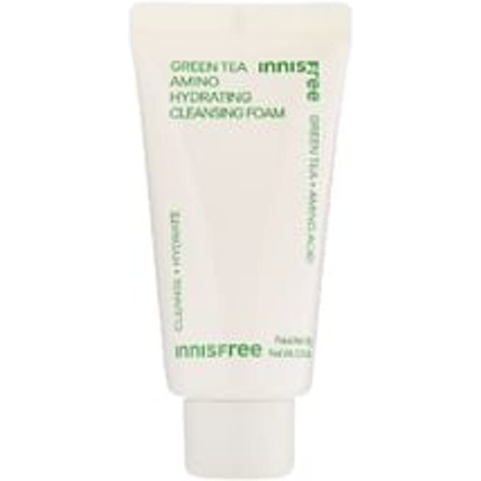 innisfree - Green Tea Amino Hydrating Cleansing Foam Mini 30g