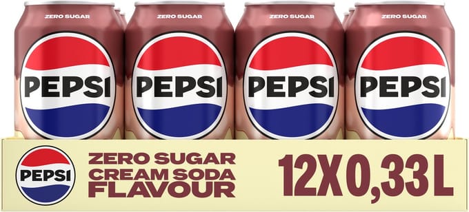 Pepsi Treats - Vanilla & Cream - 12 x 330 ml - Tray