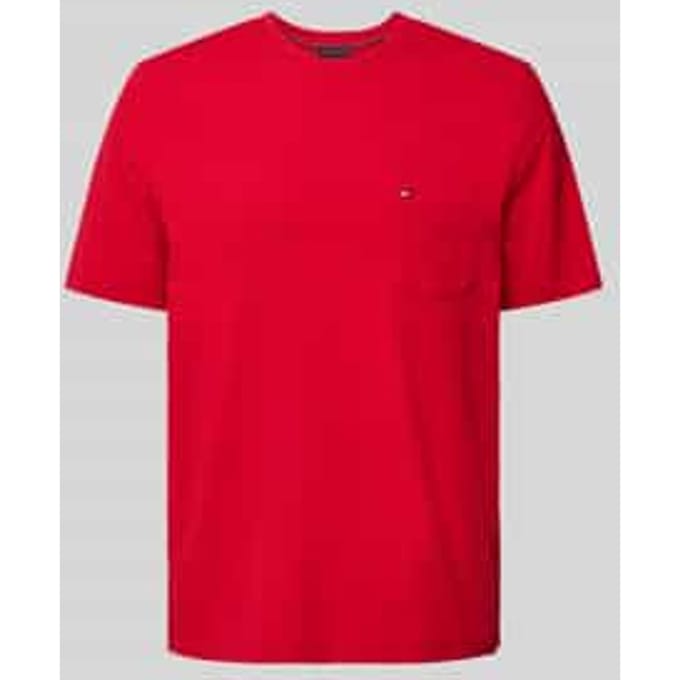 Regular fit T-shirt van puur katoen