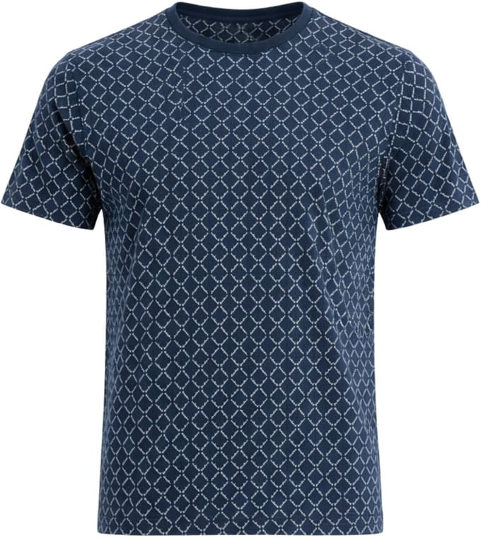 OMBRE T-shirt - Regular Fit - Katoen - Korte Mouw Marine S
