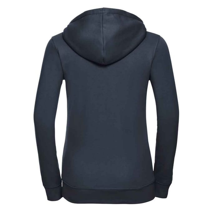 Russell Dames/Dames Authentic Full Zip Hoodie (Franse marine)