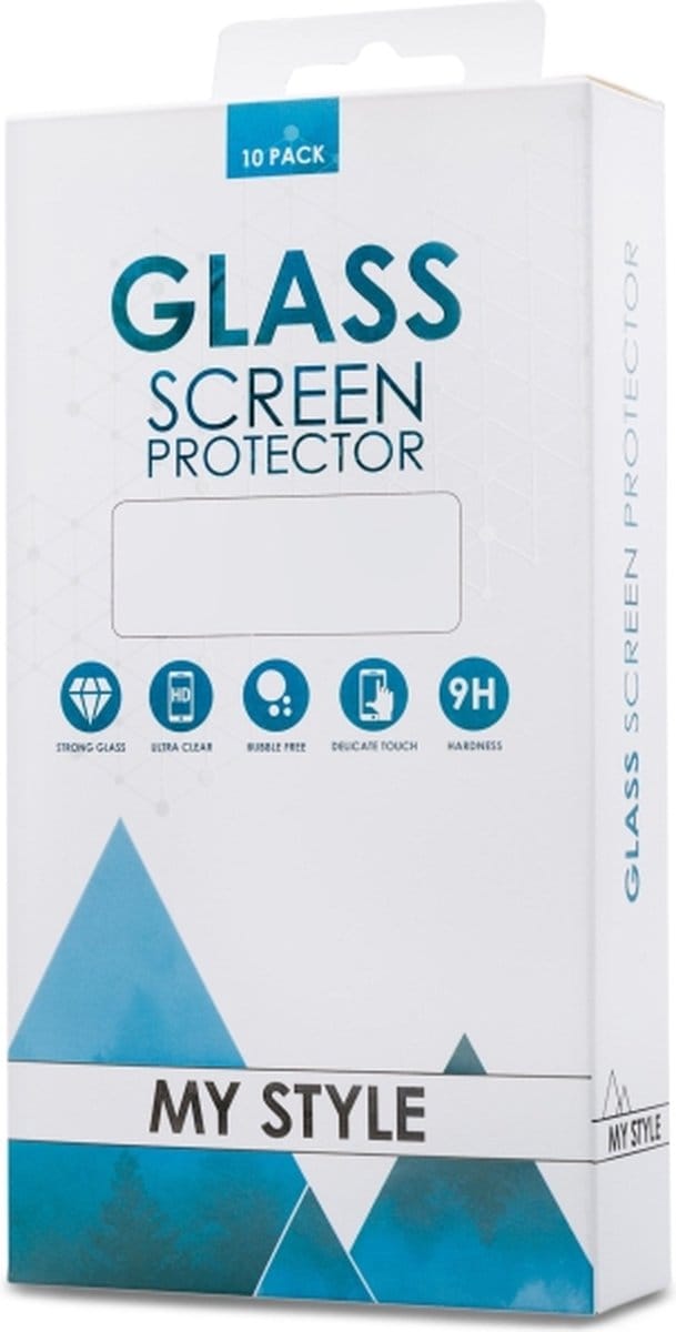 My Style Gehard Glas Ultra-Clear Screenprotector voor Apple iPhone 14 Plus 10-Pack