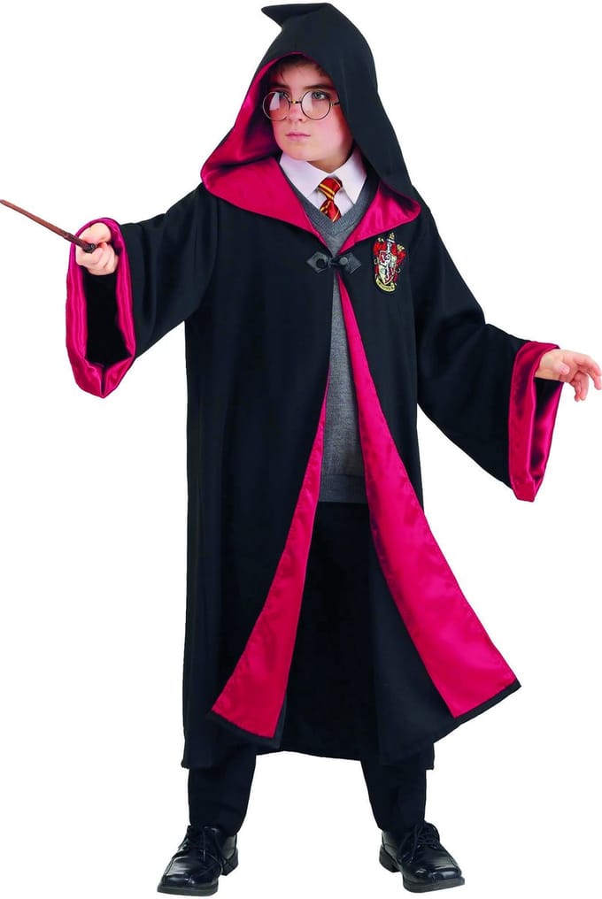 Magische Tovenaar Cape Kind Gryffindor - Maat 128