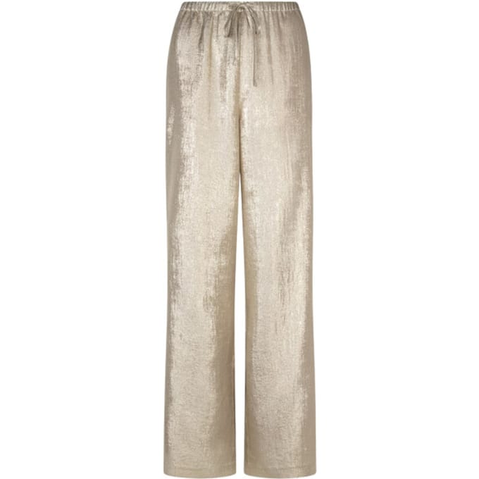 Dante 6 Ido Metallic Effect Pants Pantalons Beige 261342