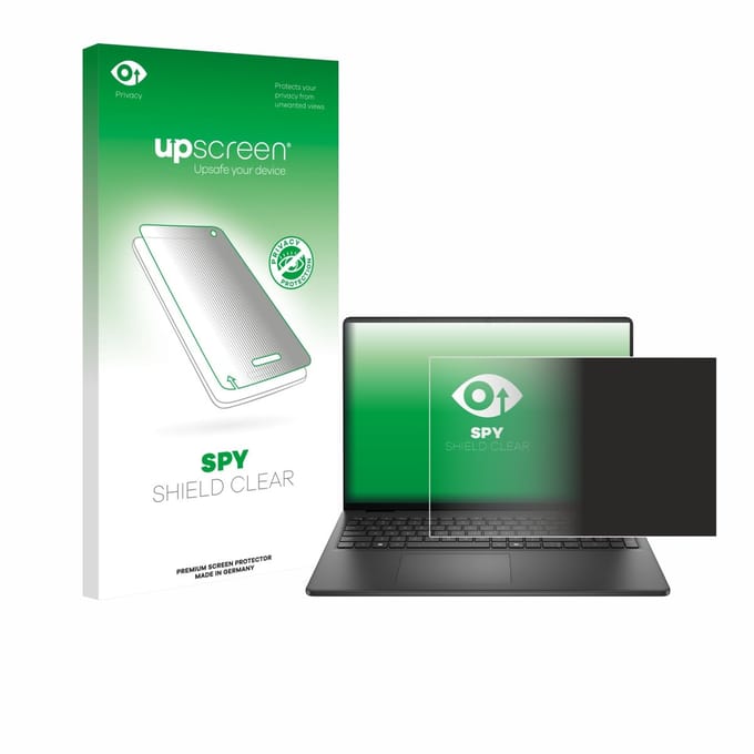 upscreen - privacy screenprotector voor Dell 16 Laptop - Folie Beschermfolie Blauwlichtfilter