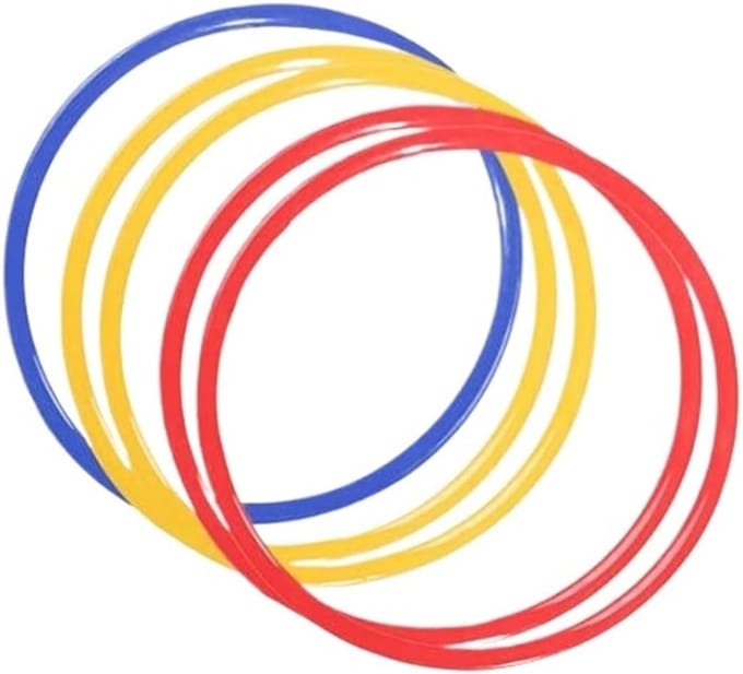 Trainingsringen Set - Agility Oefenringen - Sport Snelheid - Draagbaar Ontwerp - 5 stuks 40cm