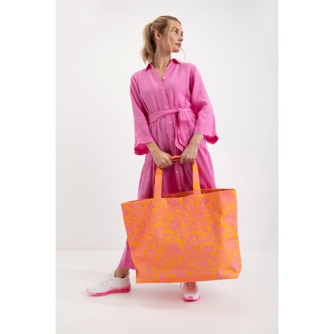 Josephine & Co Beach Bag Light Orange Print Größe: 34 | Tote Bags Outlet | Damen | Orange
