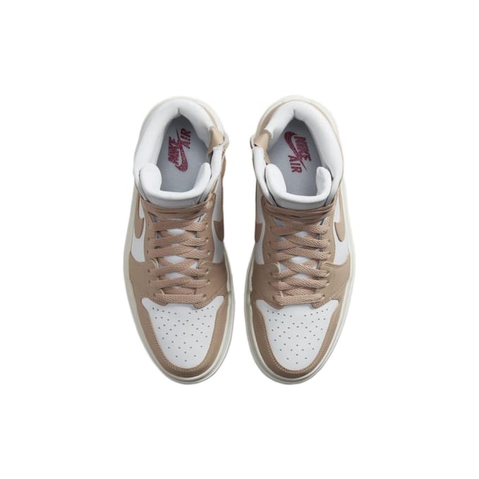 Air Jordan 1 Elevate High Desert Dames Sneakers Crème Wit Zeil DN3253-121 37.5