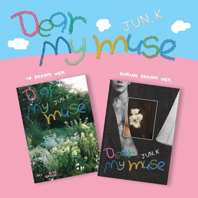 Selecteer POB JUN.K 4e Mini Album Dear my muse No POB Random blue
