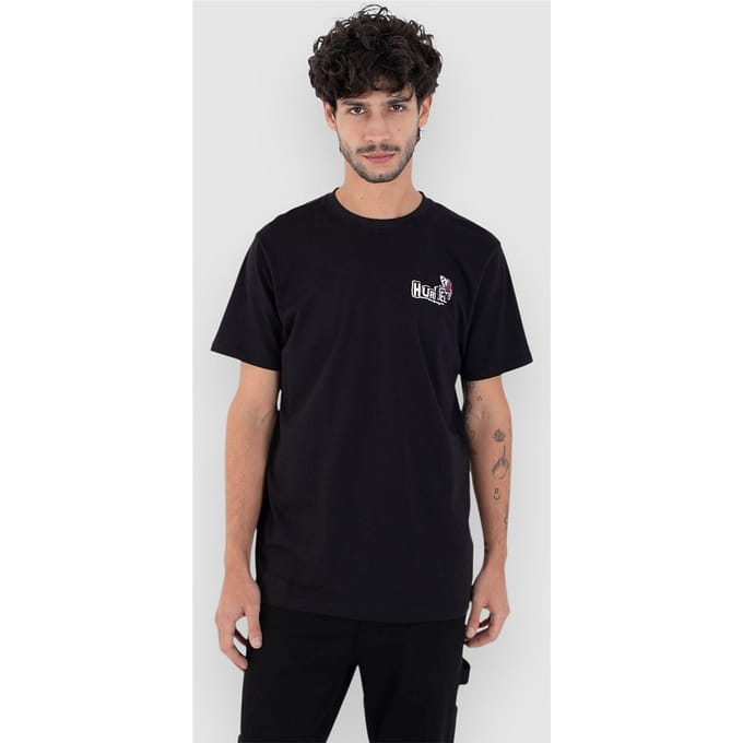 Hurley Wave Anarchy T-Shirt zwart