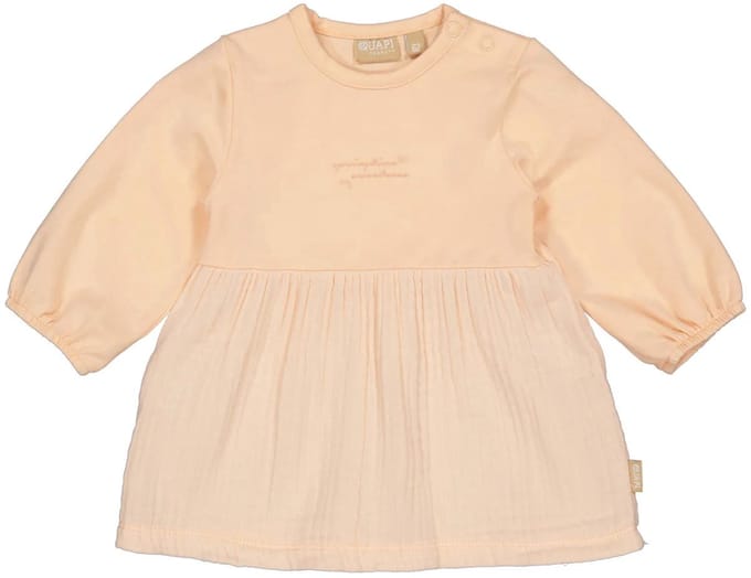 Quapi Baby Jurk Gea Perzik maat 56