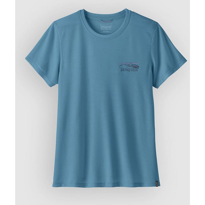 Patagonia Cap Cool Trail - Stratapeaks T-Shirt blauw
