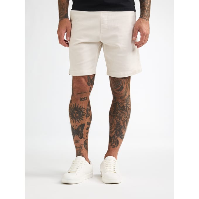 Petrol Industries - Heren Chino short DustDevil - Wit - Maat XXL