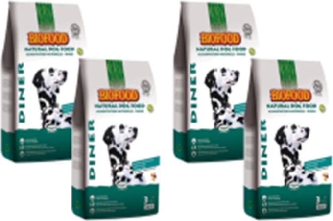 4x Biofood Diner - Hondenvoer - 3kg