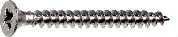 Ivana Spaanplaatschroef RVS Platkop PZ-2 5.0x80/50 - 200 Stuks