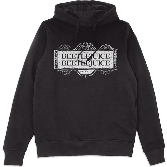Beetlejuice Logo Hoodie - Black - XL