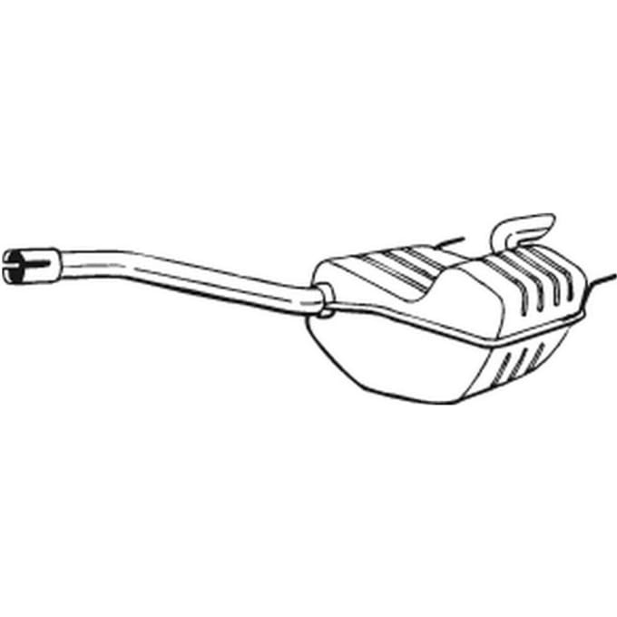 Geluiddemper achter BOSAL 175-349