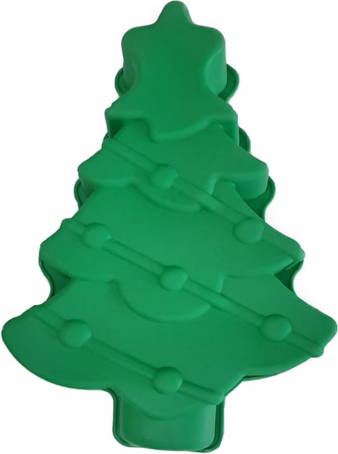 EIZOOK Kerstboom vorm 27 x 20 x 4.3 cm - Kerstbrood - Kersttaart - Kerst Bakvorm