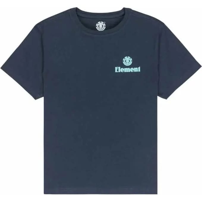 Element Epic T-shirt Met Korte Mouwen Blauw 14 Years Jongen