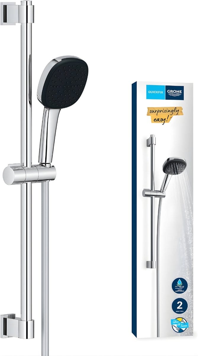 AHD® Regendouche - Regendoucheset - Regendouches - Regendouchekop - Zilver - 14cm x 11cm x 60cm