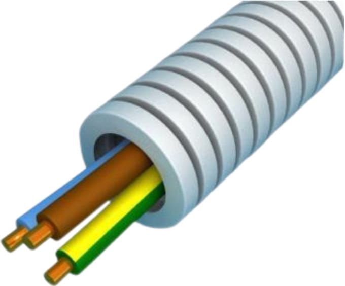 Snelflex flexibele buis VOB draad 3x4mm2 - 20mm per rol 100 meter (SF3G4)