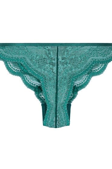 Hunkemöller Dames Lingerie Cheekini Isabelle - Groen - maat XL
