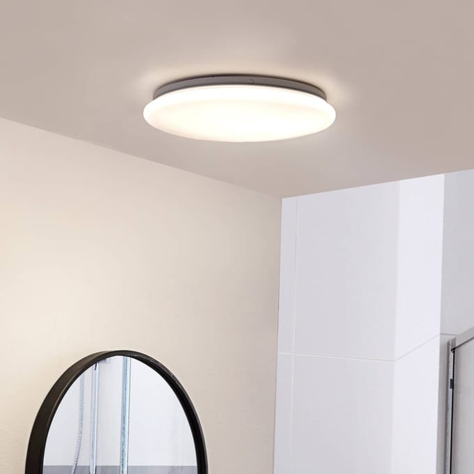 Lindby LED plafondlamp Eovi, Ø 33 cm, wit, 3.000 K, rond