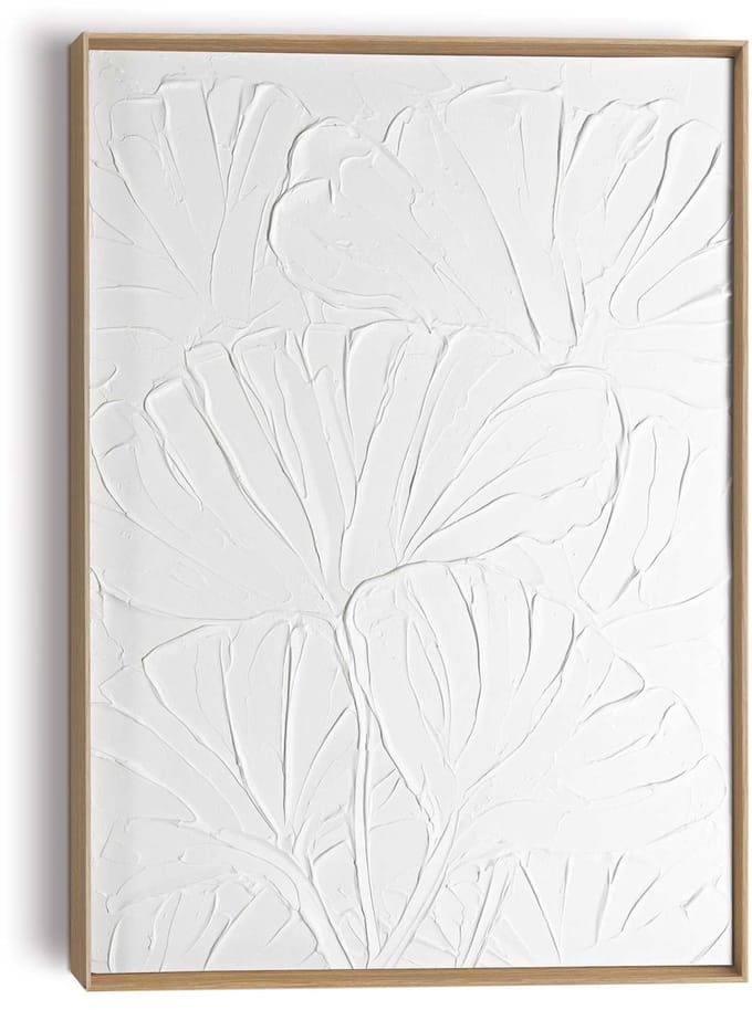 Schilderij 3D Art Bloemen - 70 x 50 - Hout - REINDERS