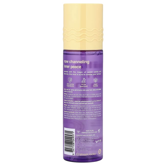b.fresh, Dream Vanilla Bean, Haarverzachtende + Lichaamsmist, Vanille + Amandel, 221ml (7,5 fl oz) beige