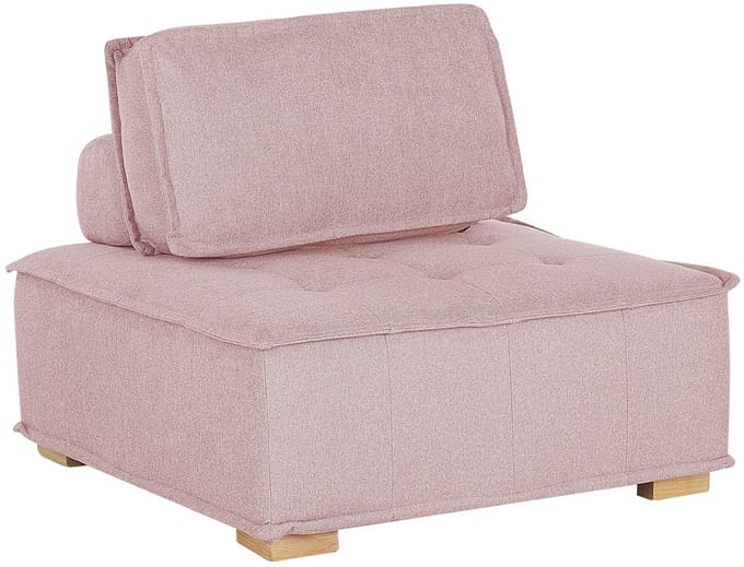 TIBRO - Fauteuil - Roze - Polyester