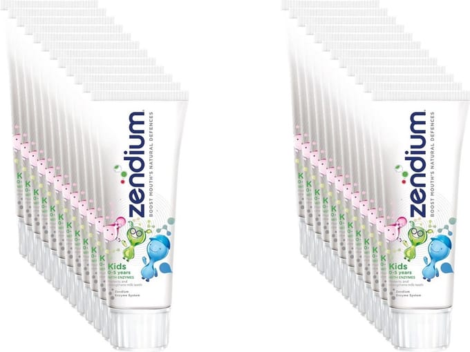 Zendium Kids Tandpasta - 0-5 jaar - 24 x 75 ml