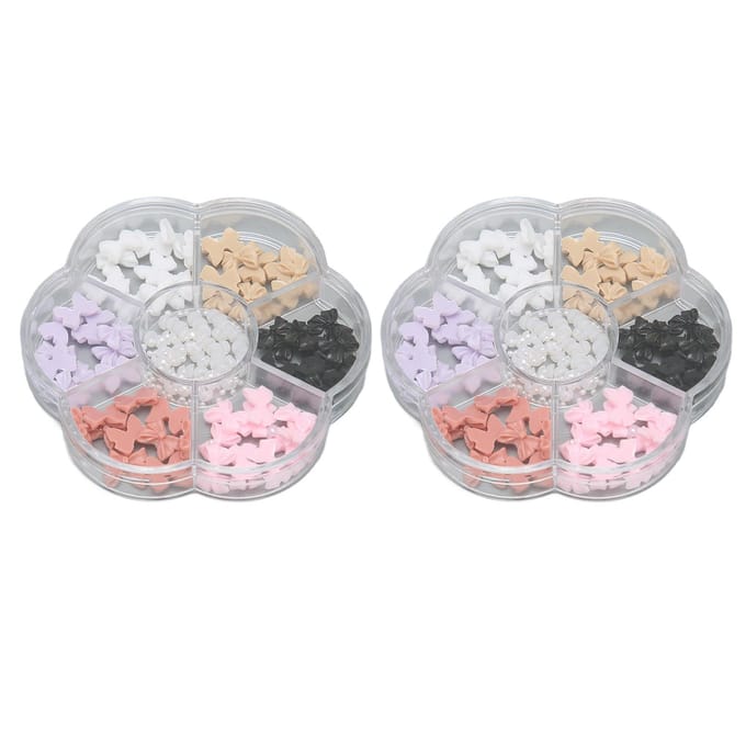 Décoration d'ongles Formes différentes Dos plat Sûr Multifonctionnel Portable Tranches d'art d'ongles pour la maison
