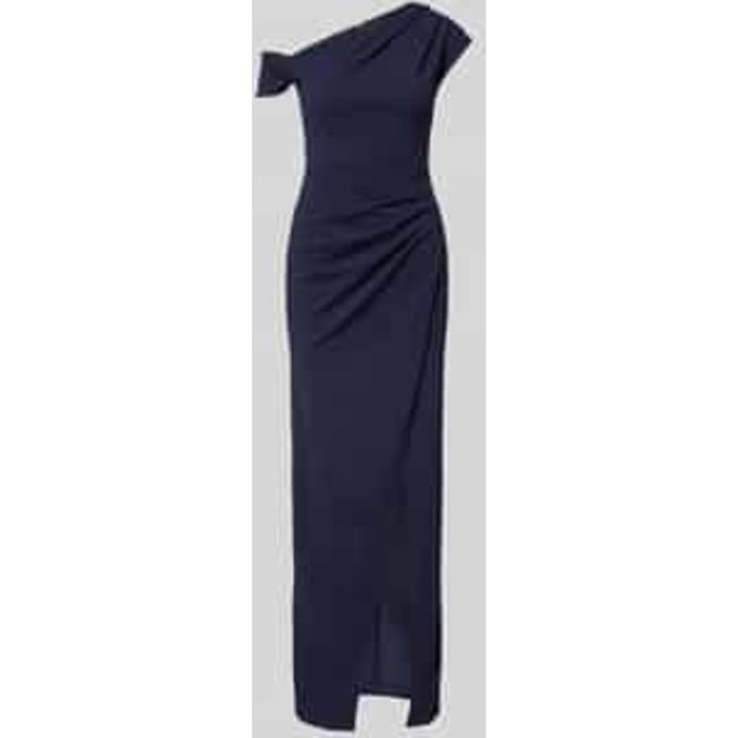 Avondjurk in maxi-jurk met loopsplit