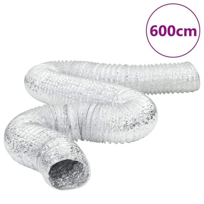 vidaXL - Ventilatieslang - Ø10 - cm - 6 - m - aluminium