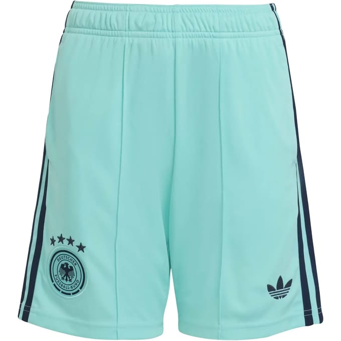 Adidas Germany Korte Broeken Kinder - Teal - Maat 159 - 164 CM - Poly Mesh